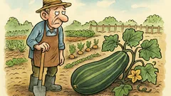 Vtip: Záhradkársky zákon: urodí sa, čo netreba