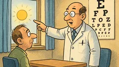 Vtip: Pacient u očného lekára…