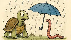 Vtip: Príde korytnačka za dážďovkou...