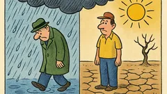 Vtip: Aký je rozdiel medzi dažďom a suchom?