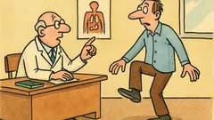 Vtip: „Zdvihnite pravú nohu!“