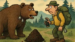 Vtip: Turista v Colorado hľadá medvede...