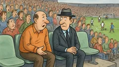 Vtip: Na finále Ligy majstrov sedí chlapík