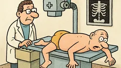 Vtip: Čím chladnejší RTG stôl, tým horšie