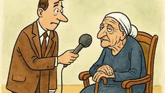 Vtip: Reportér sa pýta 104-ročnej dámy...