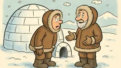 Vtip: Nový obyvateľ Grónska sa pýta…