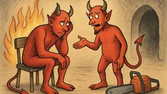 Vtip: Stretnú sa dvaja čerti v pekle…