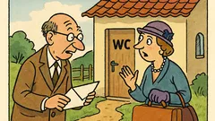 Vtip: Angličanka sa pýta na WC